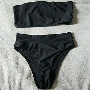 High leg, high waist bikini